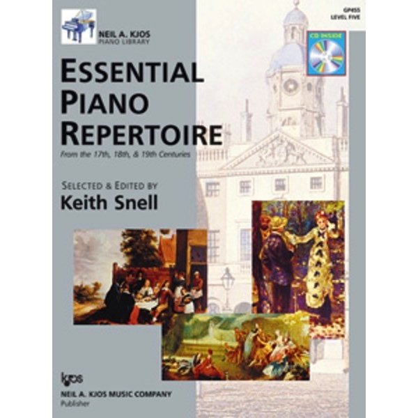 Kjos ESSENTIAL PIANO REPERTOIRE-LEVEL 5-BOOK&CD