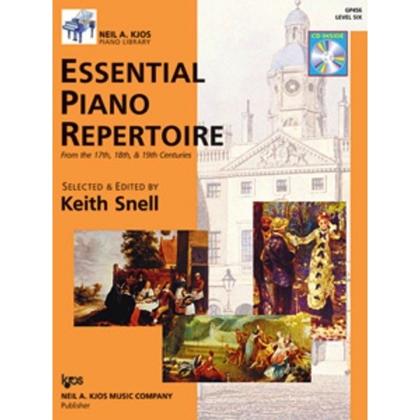 Kjos ESSENTIAL PIANO REPERTOIRE-LEVEL 6-BOOK&CD