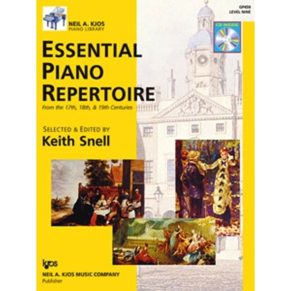 Kjos ESSENTIAL PIANO REPERTOIRE-LEVEL 9-BOOK&CD