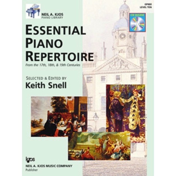 Kjos Keith Snell Essential Piano Repertoire, Level 10