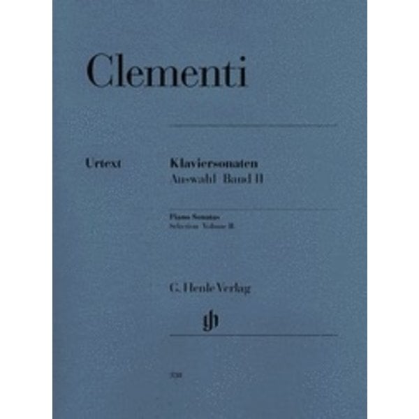 Henle Urtext Editions Clementi - Selected Piano Sonatas - Volume II (1790-1805)