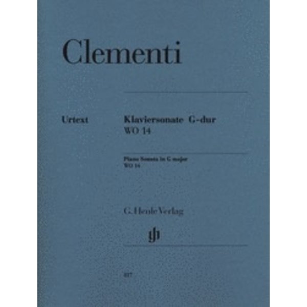 Henle Urtext Editions Clementi - Piano Sonata in G Major WO 14