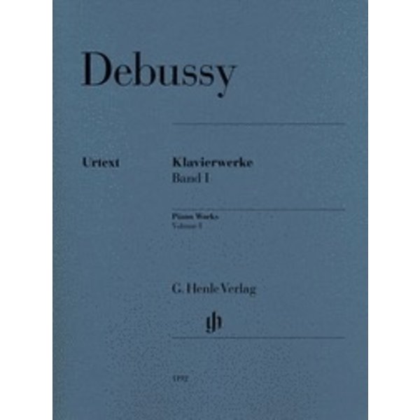 Henle Urtext Editions Debussy - Piano Works, Volume I