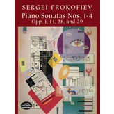 Dover Publications Prokofiev - Piano Sonatas Nos. 1-4, Opp. 1, 14, 28, 29