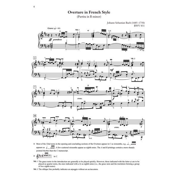 Bach Overture in French Style, BWV 831 PianoWorks, Inc