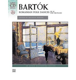 Alfred Music Romanian Folk Dances, Sz. 56 for the Piano