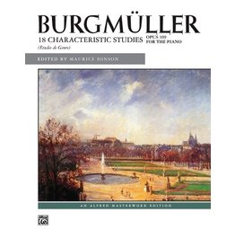 Alfred Music Burgmüller - 18 Characteristic Studies, Op. 109