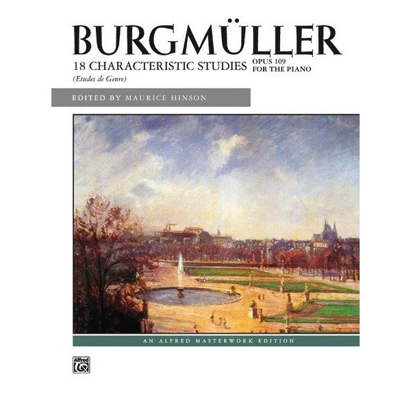 Alfred Music Burgmüller - 18 Characteristic Studies, Op. 109