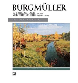Alfred Music Burgmüller - 12 Brilliant Studies, Op. 105
