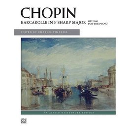 Alfred Music Barcarolle in F-Sharp Major, Op. 60