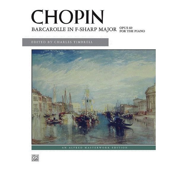 Alfred Music Barcarolle in F-Sharp Major, Op. 60