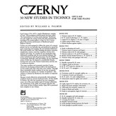 Alfred Music Czerny - 30 New Studies in Technique, Op. 849