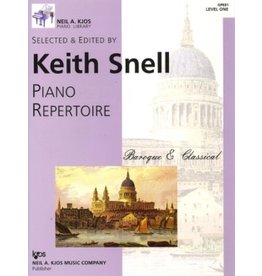 Kjos Keith Snell Piano Repertoire: Baroque & Classical, Level 1
