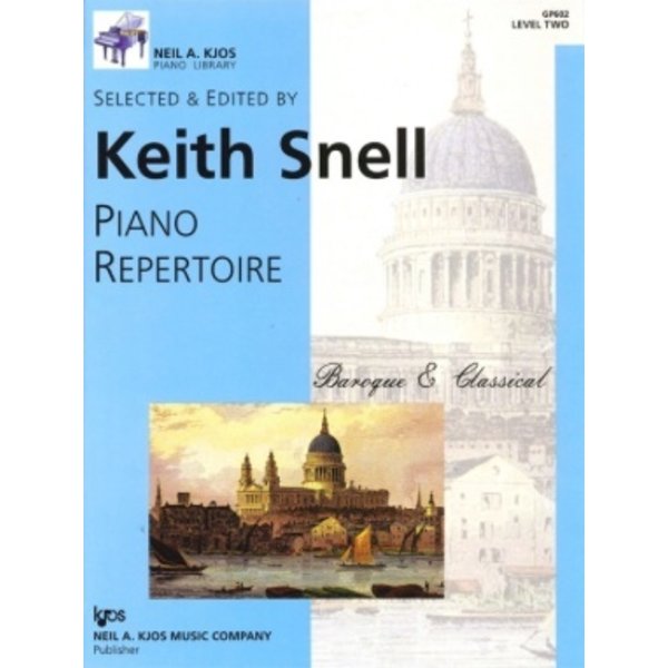 Kjos Keith Snell Piano Repertoire: Baroque & Classical, level 2