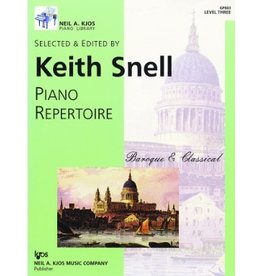 Kjos Keith Snell Piano Repertoire: Baroque & Classical, Level 3