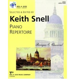 Kjos Keith Snell Piano Repertoire: Baroque & Classical, Level 4
