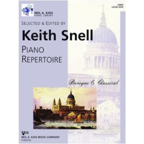 Kjos Keith Snell Piano Repertoire: Baroque & Classical, Level 5