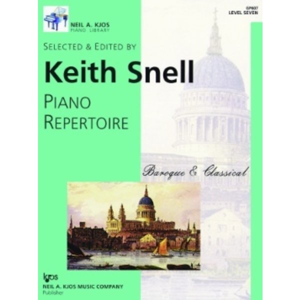 Kjos Keith Snell Piano Repertoire: Baroque & Classical, Level 7