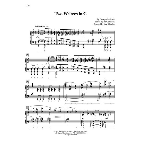 Gershwin Complete Works for Solo Piano PianoWorks, Inc