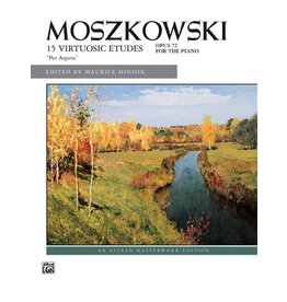 Alfred Music Moszkowski - 15 Etudes, Op. 72
