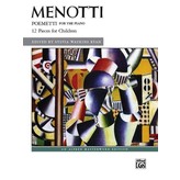 Alfred Music Menotti - Poemetti (12 Pieces for Children)