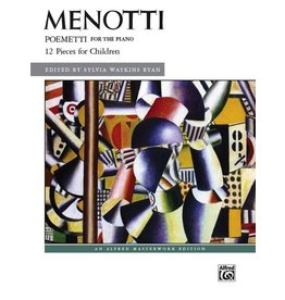 Alfred Music Menotti - Poemetti (12 Pieces for Children)
