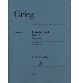 Henle Urtext Editions Grieg - Lyric Pieces, Volume III Op. 43