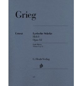 Henle Urtext Editions Grieg - Lyric Pieces, Volume I Op. 12