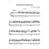 Alfred Music Six Etudes in Canon Form, Op. 56