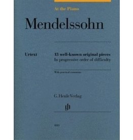 Henle Urtext Editions Mendelssohn: At the Piano 13 Well-Known Original Pieces in Progressive Order