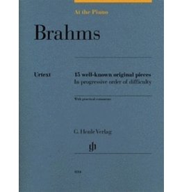 Henle Urtext Editions Brahms: At the Piano 15 Well-Known Original Pieces in Progressive Order
