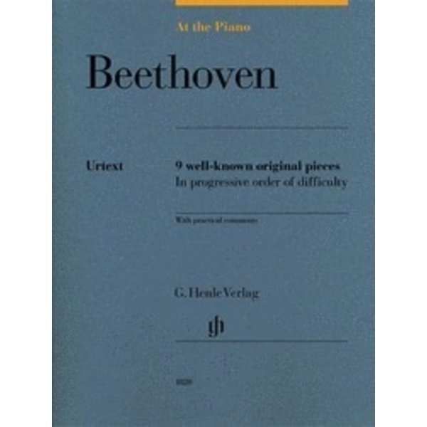 Henle Urtext Editions Beethoven: At the Piano 9 Well-Known Original Pieces in Progressive Order