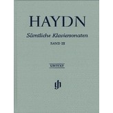 Henle Urtext Editions Haydn - Complete Piano Sonatas - Volume III Hardcover