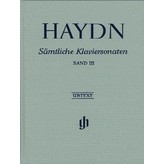 Henle Urtext Editions Haydn - Complete Piano Sonatas - Volume III Hardcover