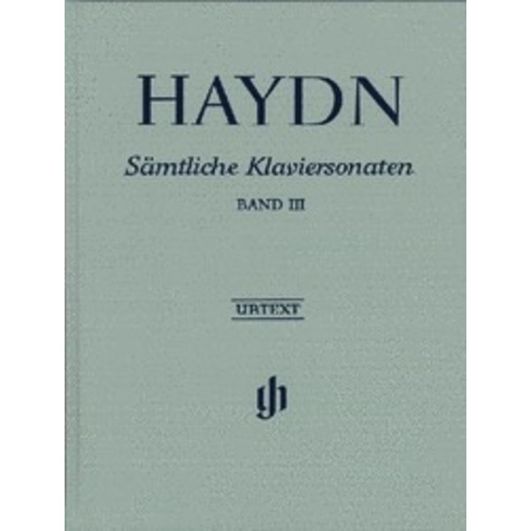 Henle Urtext Editions Haydn - Complete Piano Sonatas - Volume III Hardcover