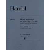 Henle Urtext Editions Handel - Air with Variations (The Harmonious Blacksmith)