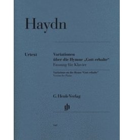 Henle Urtext Editions Haydn - Variations on the Hymn Gott erhalte