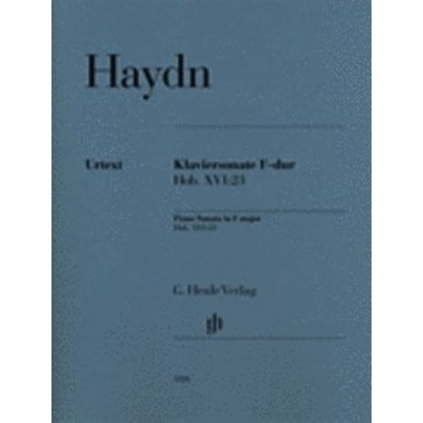 Henle Urtext Editions Haydn - Piano Sonata in F major, Hob. XVI:23
