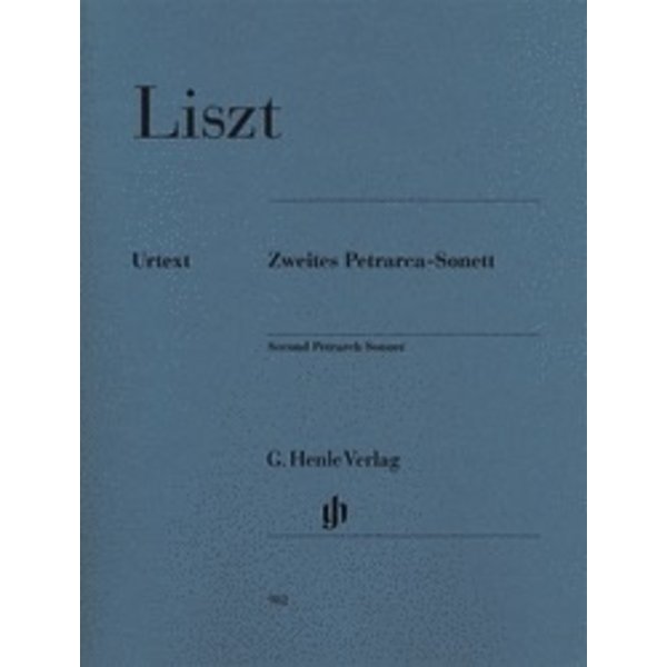 Henle Urtext Editions Liszt - Second Petrarch Sonnet