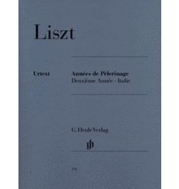 Henle Urtext Editions Liszt - Années de Pèlerinage, Deuxième Année: Italie