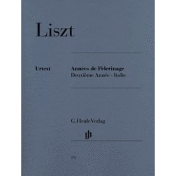 Henle Urtext Editions Liszt - Années de Pèlerinage, Deuxième Année: Italie