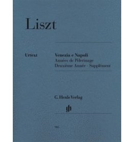 Henle Urtext Editions Liszt - Venezia e Napoli