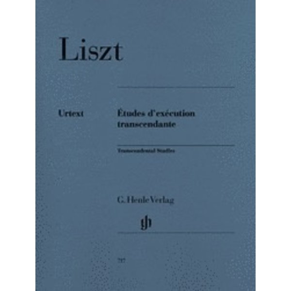 Henle Urtext Editions Liszt - Transcendental Studies