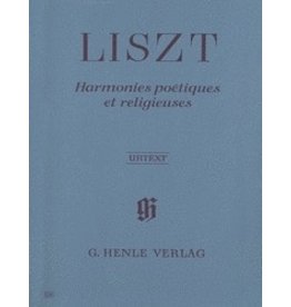Henle Urtext Editions Liszt - Harmonies Poétiques et Religieuses