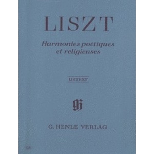 Henle Urtext Editions Liszt - Harmonies Poétiques et Religieuses