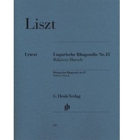 Henle Urtext Editions Liszt - Hungarian Rhapsody No. 15 (Rákóczi March)