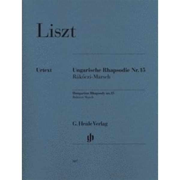 Henle Urtext Editions Liszt - Hungarian Rhapsody No. 15 (Rákóczi March)