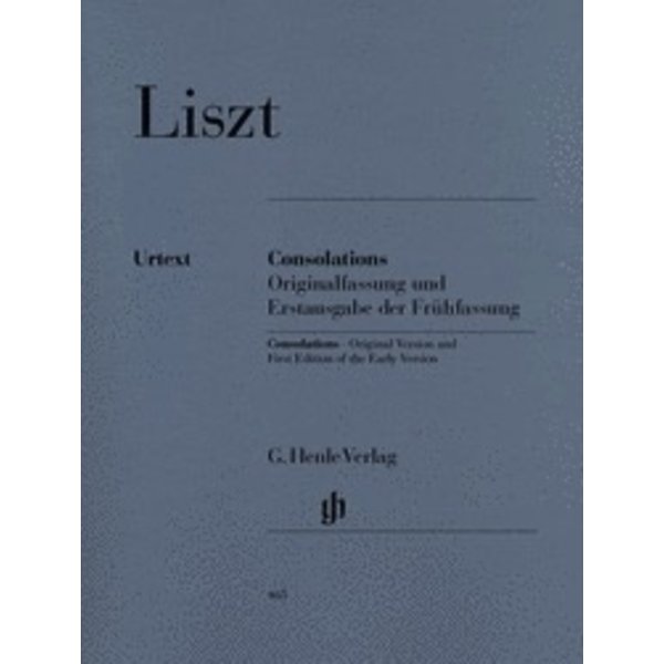 Henle Urtext Editions Liszt - Consolations