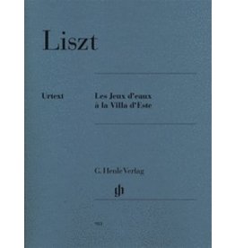 Henle Urtext Editions Liszt - Les Jeux d'eaux à la Villa d'Este
