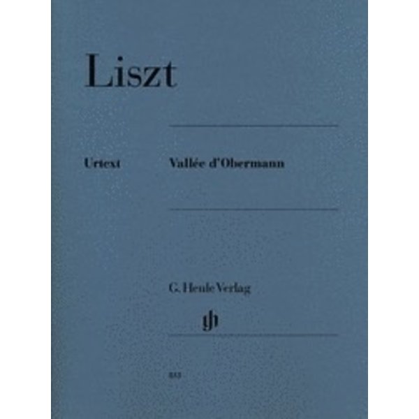 Henle Urtext Editions Liszt - Vallée d'Obermann